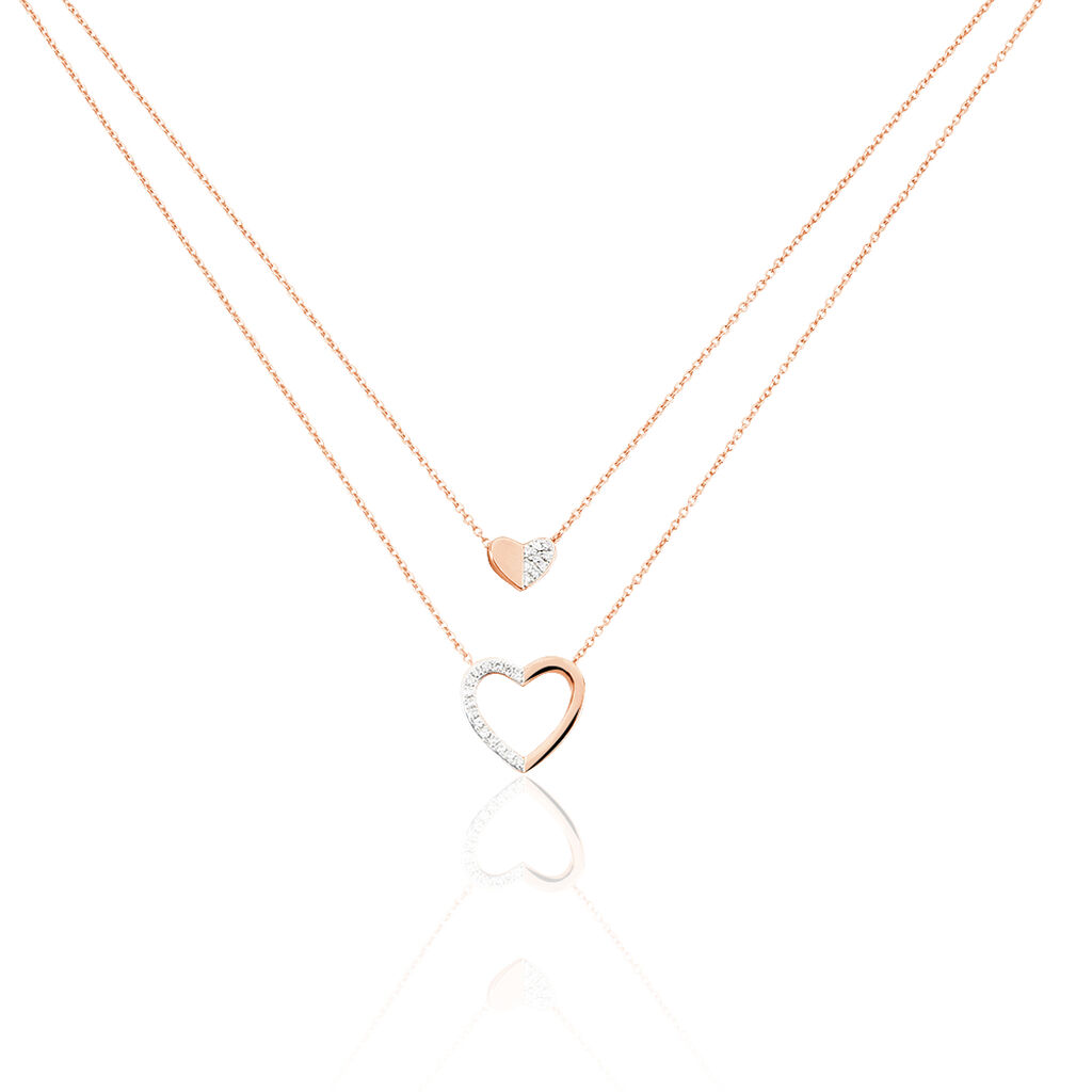 Collier Emilia Or Rose Diamant