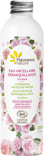 Fleurance Nature Eau Micellaire Démaquillante À La Rose Peaux Sensibles Flacon 200ml