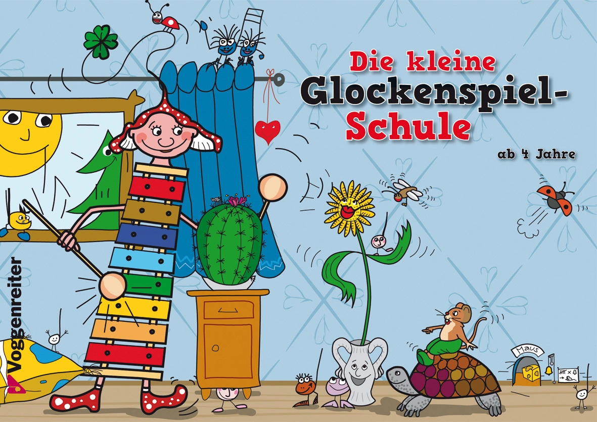 Metallophon-Set BUNTES GLOCKENSPIEL 4-teilig