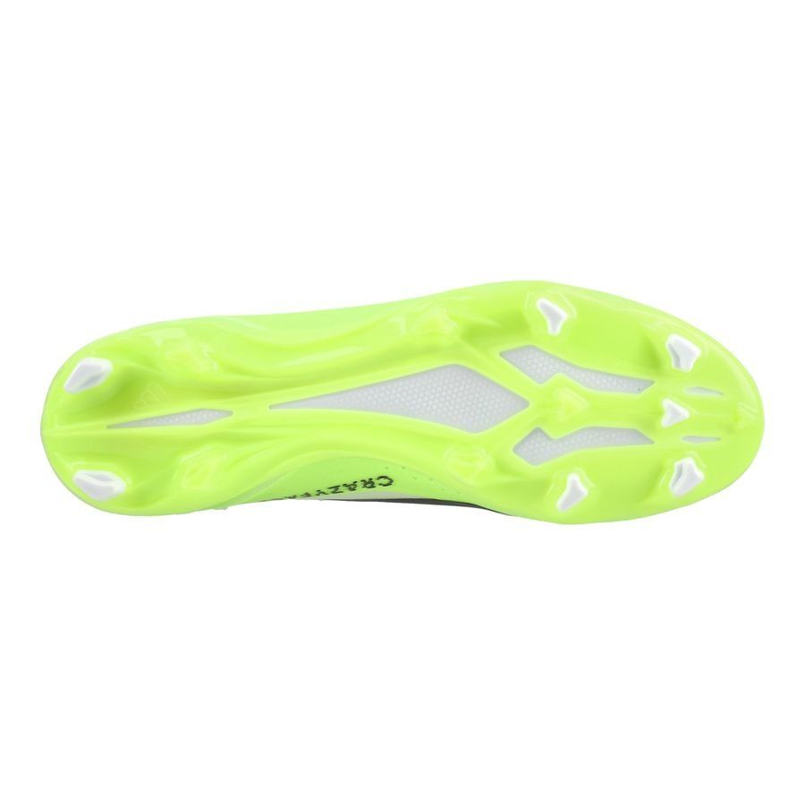 adidas X Crazyfast .3 Laceless FG Crazyrush - Blanc/Noir/Lucid Lemon