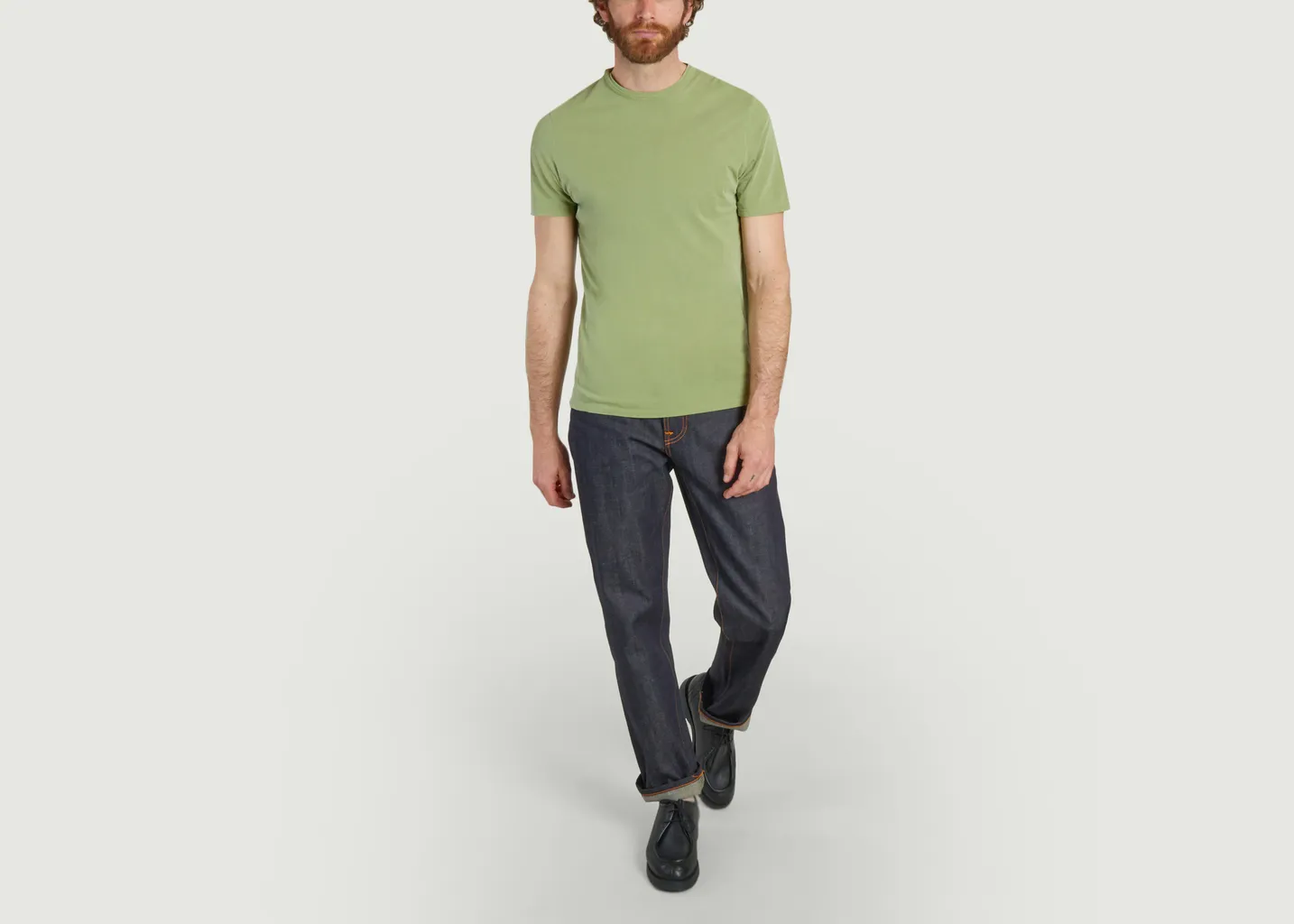 T-shirt en coton col rond Devon American Vintage