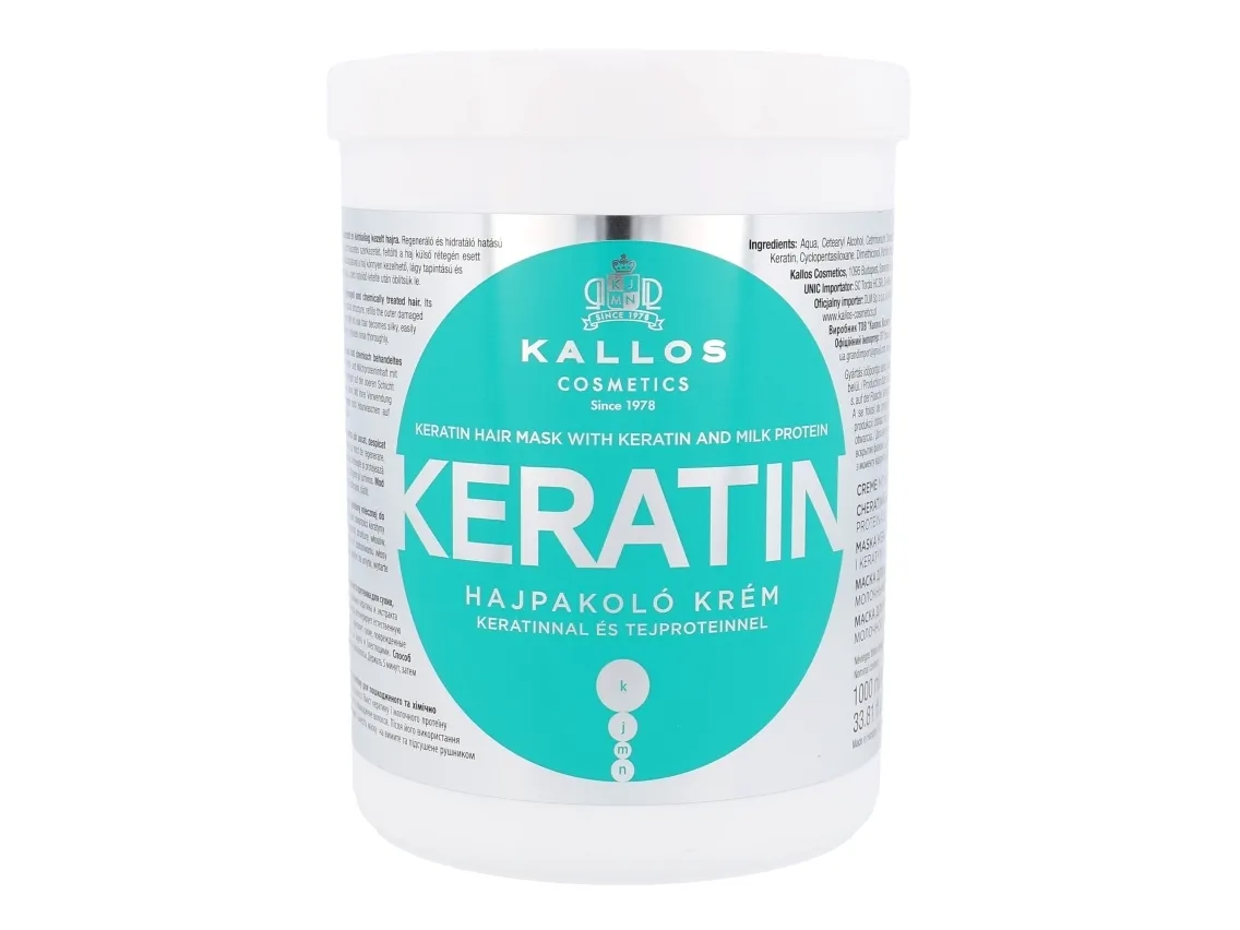 Kallos Cosmetics - Keratin hairmask- 1000 ml