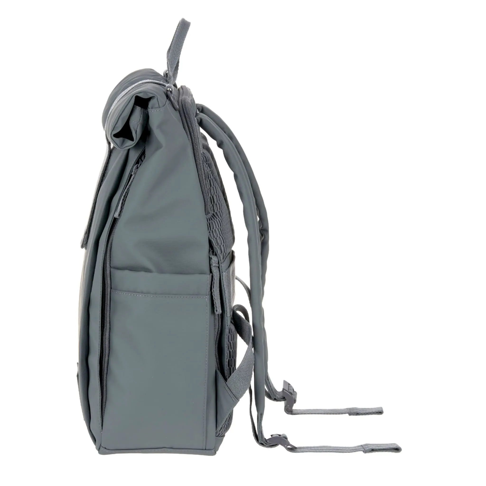 Lassig Sac à Couches à Dos Rolltop - Anthracite