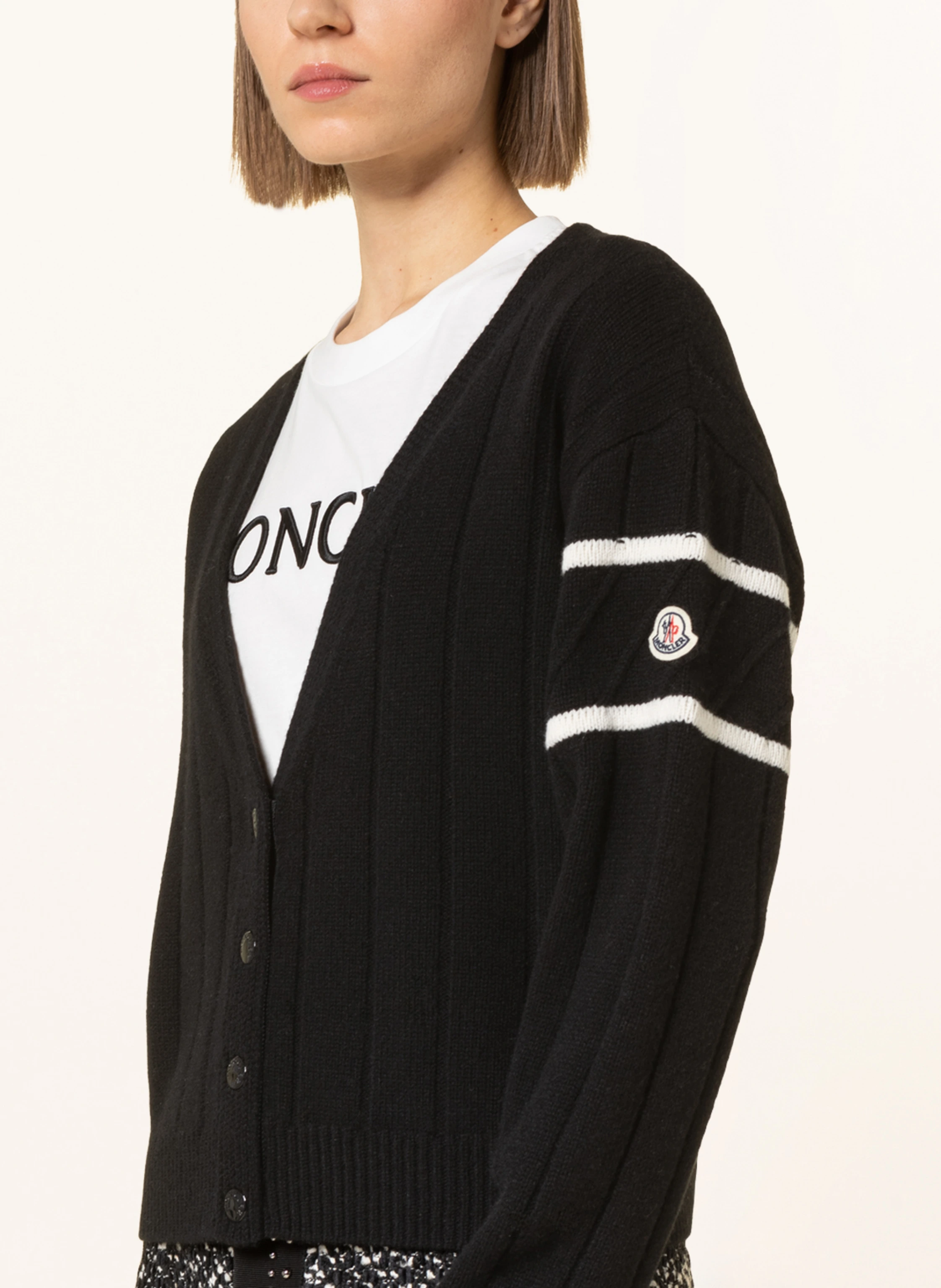 MONCLER Strickjacke mit Cashmere