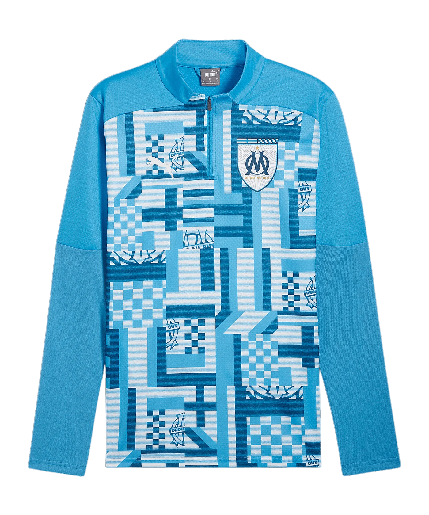 PUMA Olympique Marseille Prematch Sweatshirt 2024/2025 Blau F23