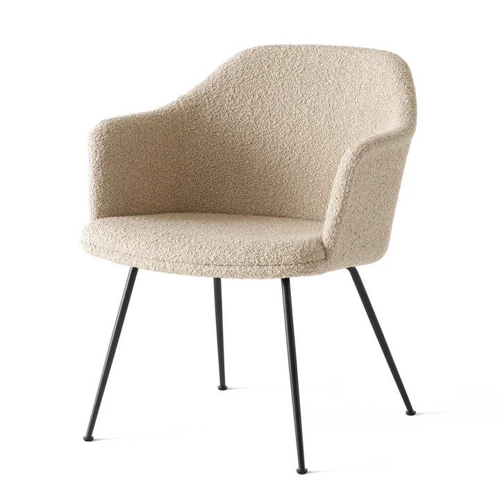 &Tradition - Rely HW104 Lounge Stuhl, schwarz / Karakorum 003