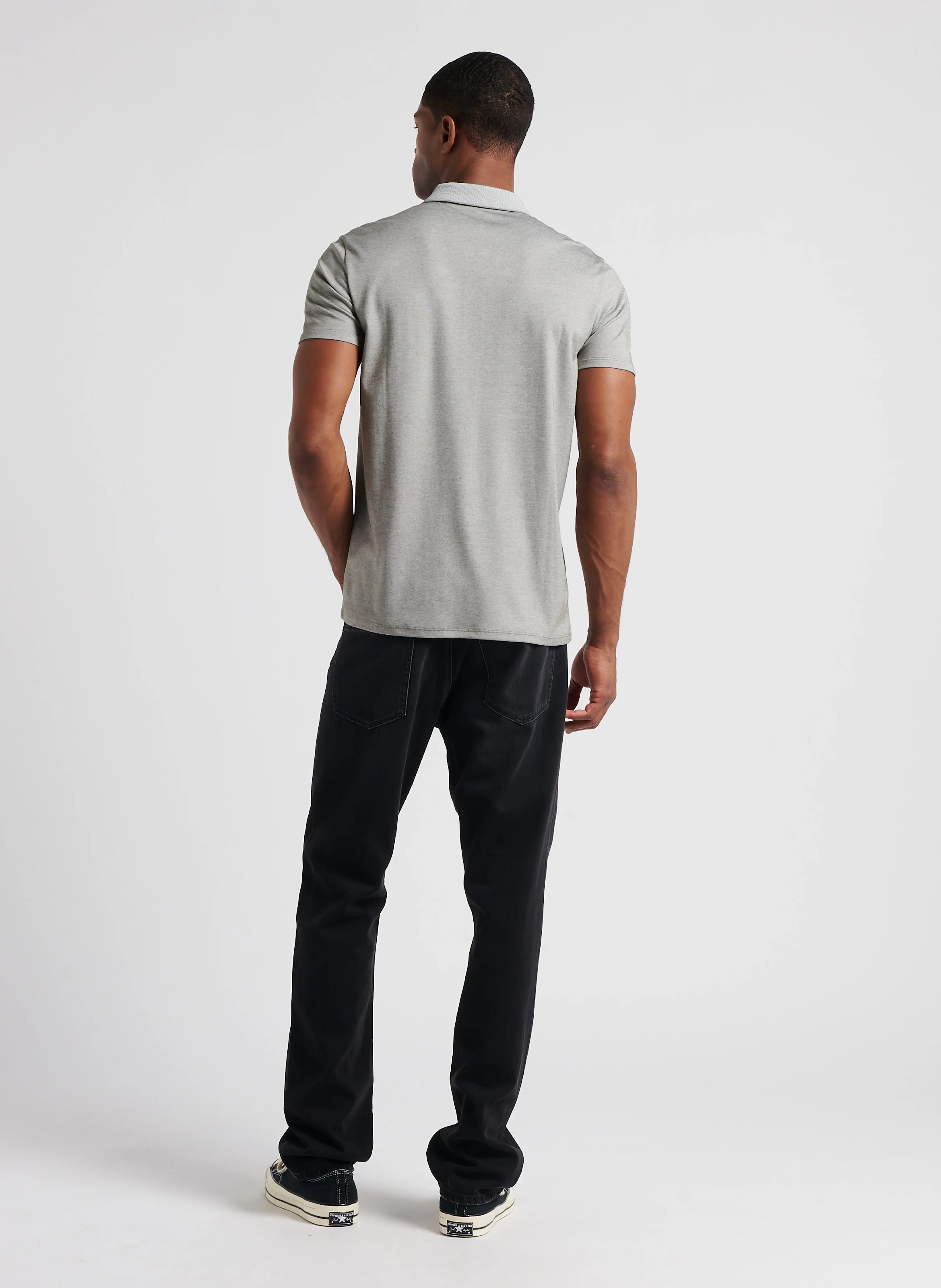 Jean regular-fit en coton | Noir