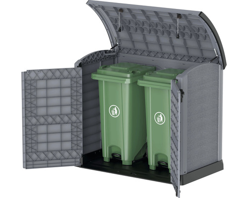 StoreAway DuraMax 1200 l opbergbox, 145 x 82,5 x 125 cm, antraciet