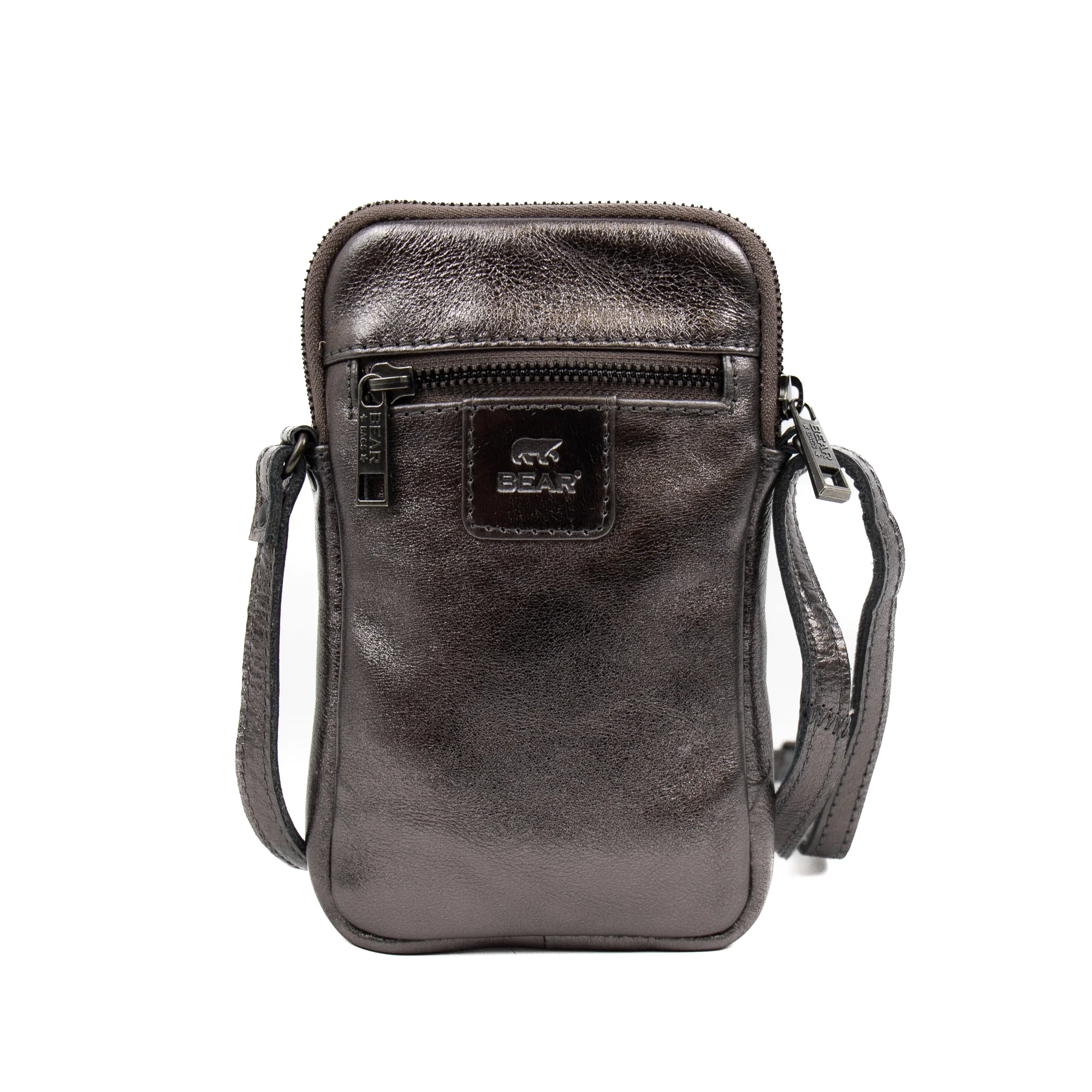 Bear Design Callisto Pelle Telefoontasje Igor Gun Metal CP2376