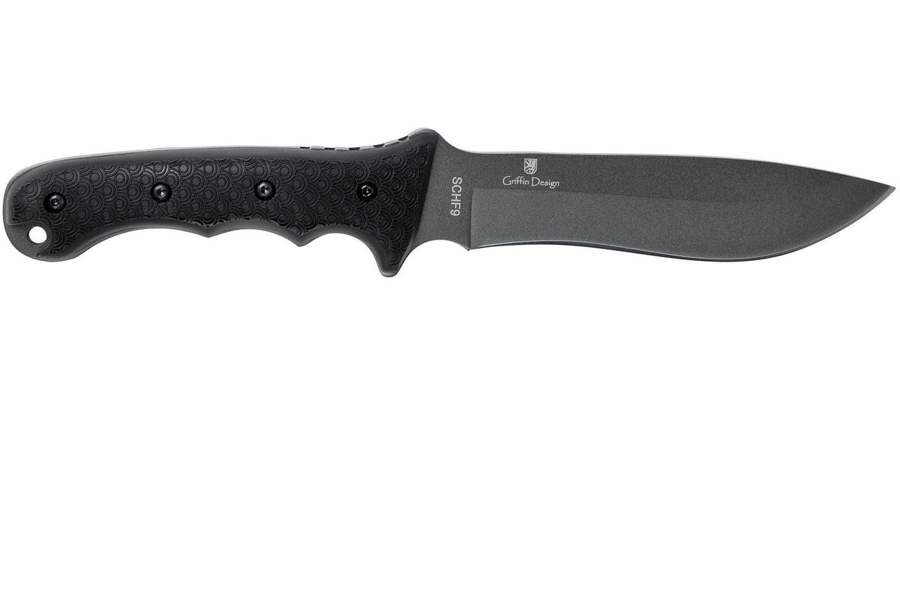 Schrade Fixed Blade SCHF9, 1095 Carbon Steel, vaststaand mes, Brian Griffin design