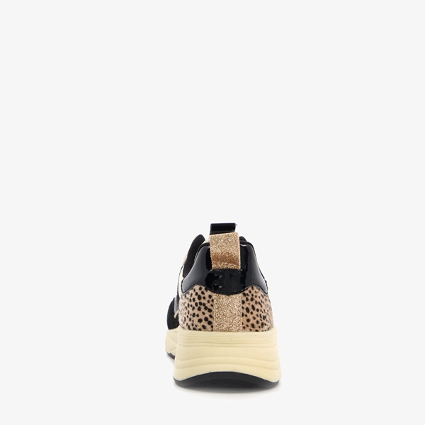 Blue Box dames sneakers zwart/beige