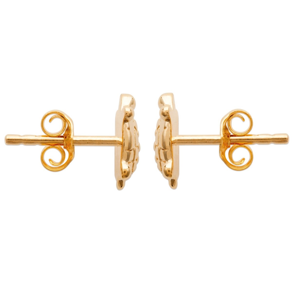 Boucles d'oreilles petite tortue Plaqué OR 750 3 microns