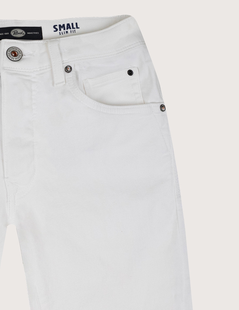 PETROL IND SHORT EN JEAN HOMME JACKSON BLANC