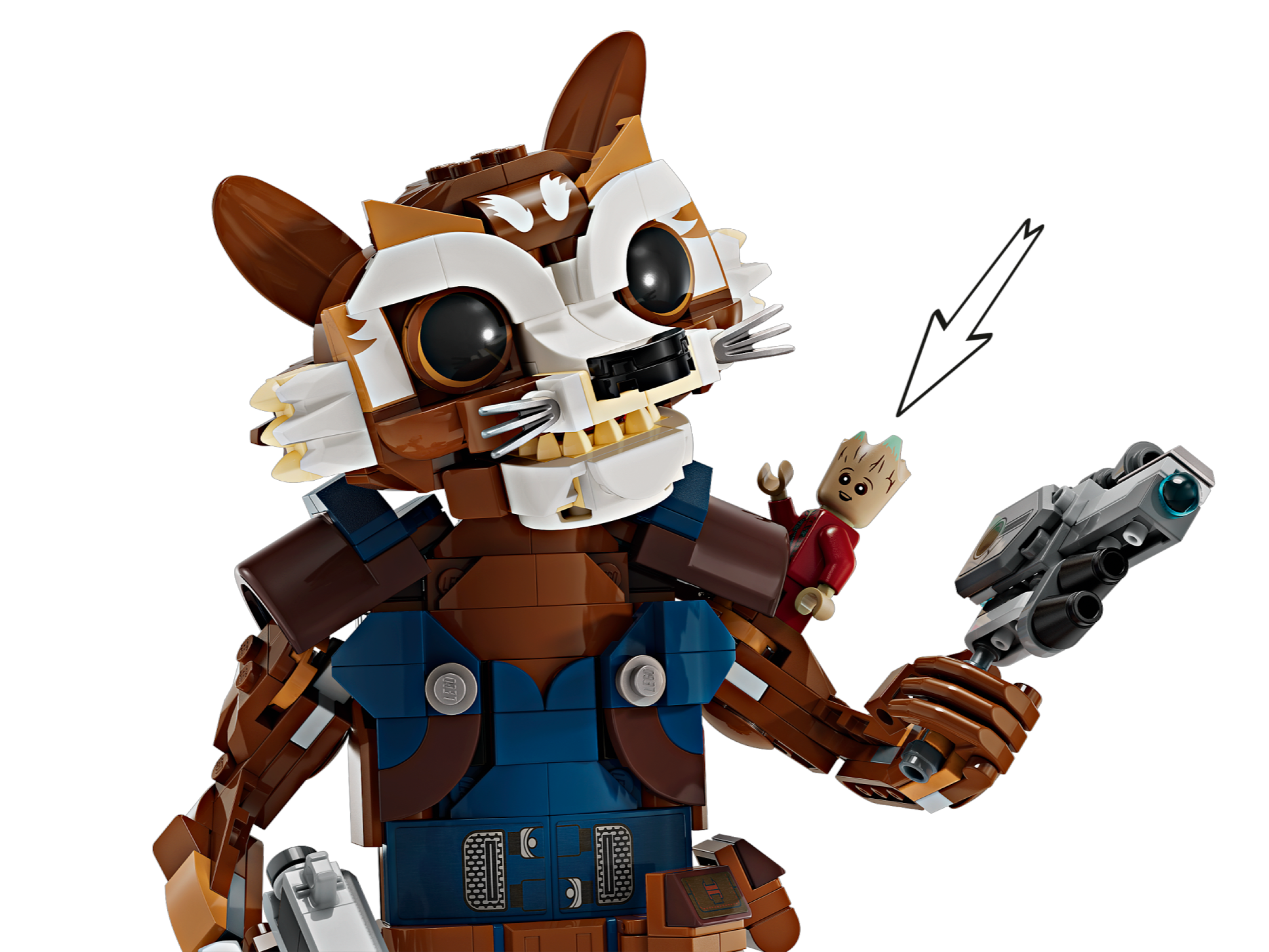 Foguete e Bebê Groot 76282