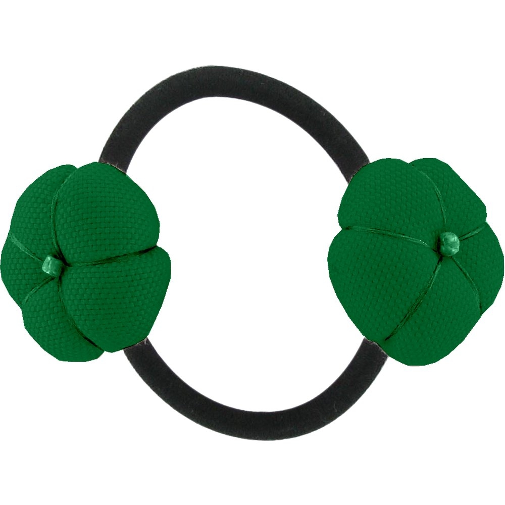 Elastique Fleur Du Japon Vert Vif