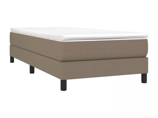 Sommier à lattes de lit Taupe 90x190 cm Tissu