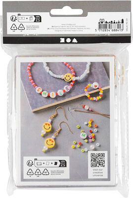 Creotime Hobbysett DIY Mix Smykker, Rainbow