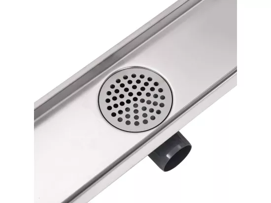 Caniveau drain de douche argenté 63 x 14 x 14 cm 02_0003047
