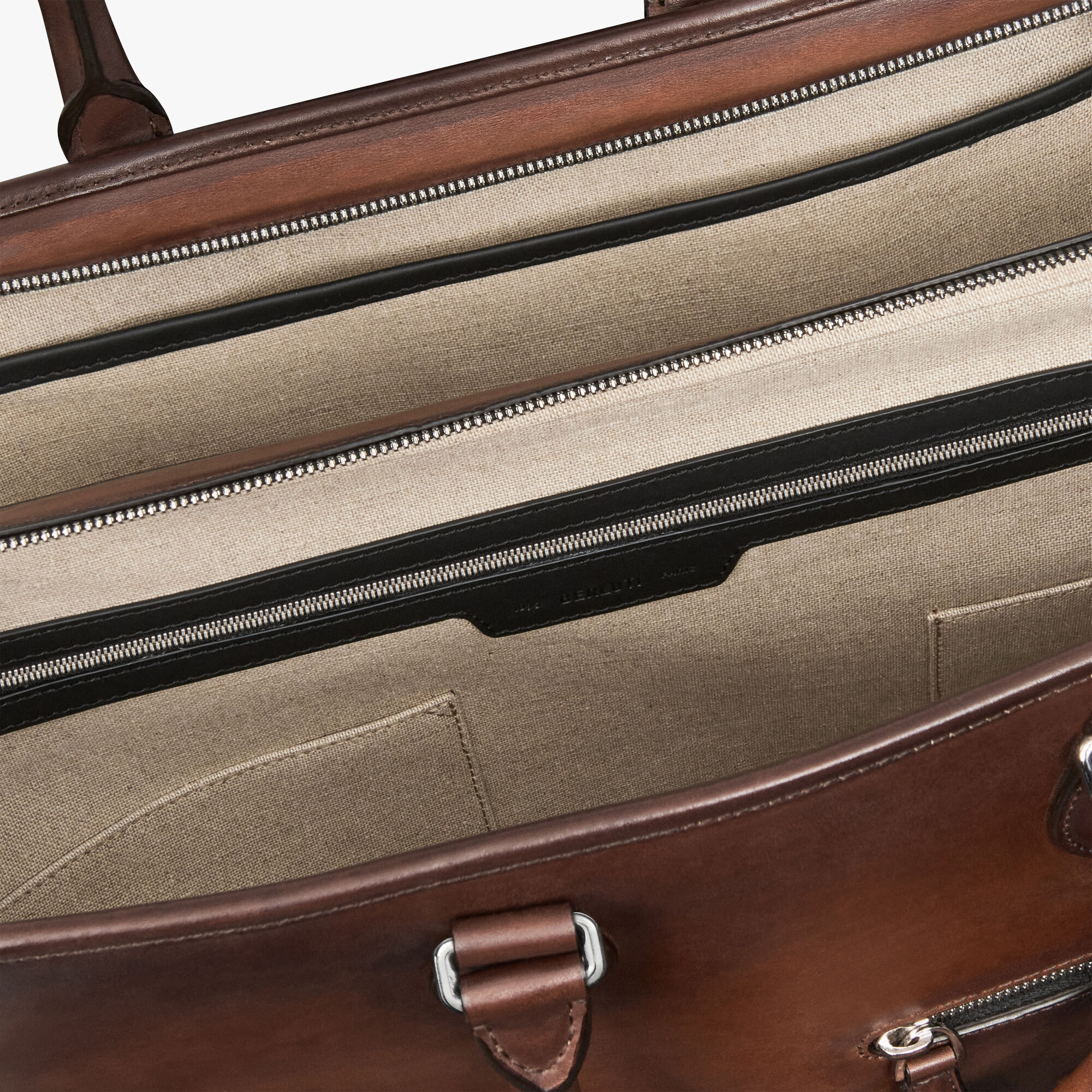 Cartable Deux Jours En Cuir Scritto