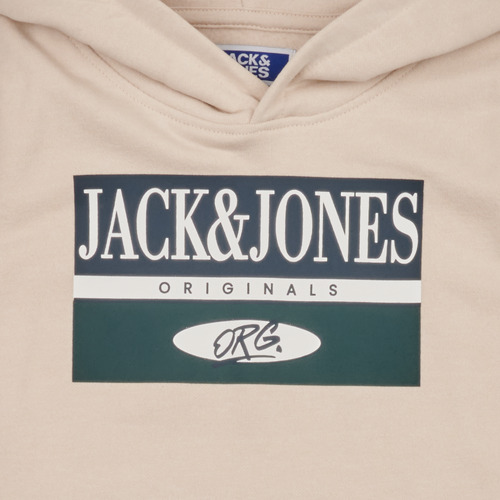 Jack & Jones - JORARTHUR SWEAT HOOD SN - Blanc