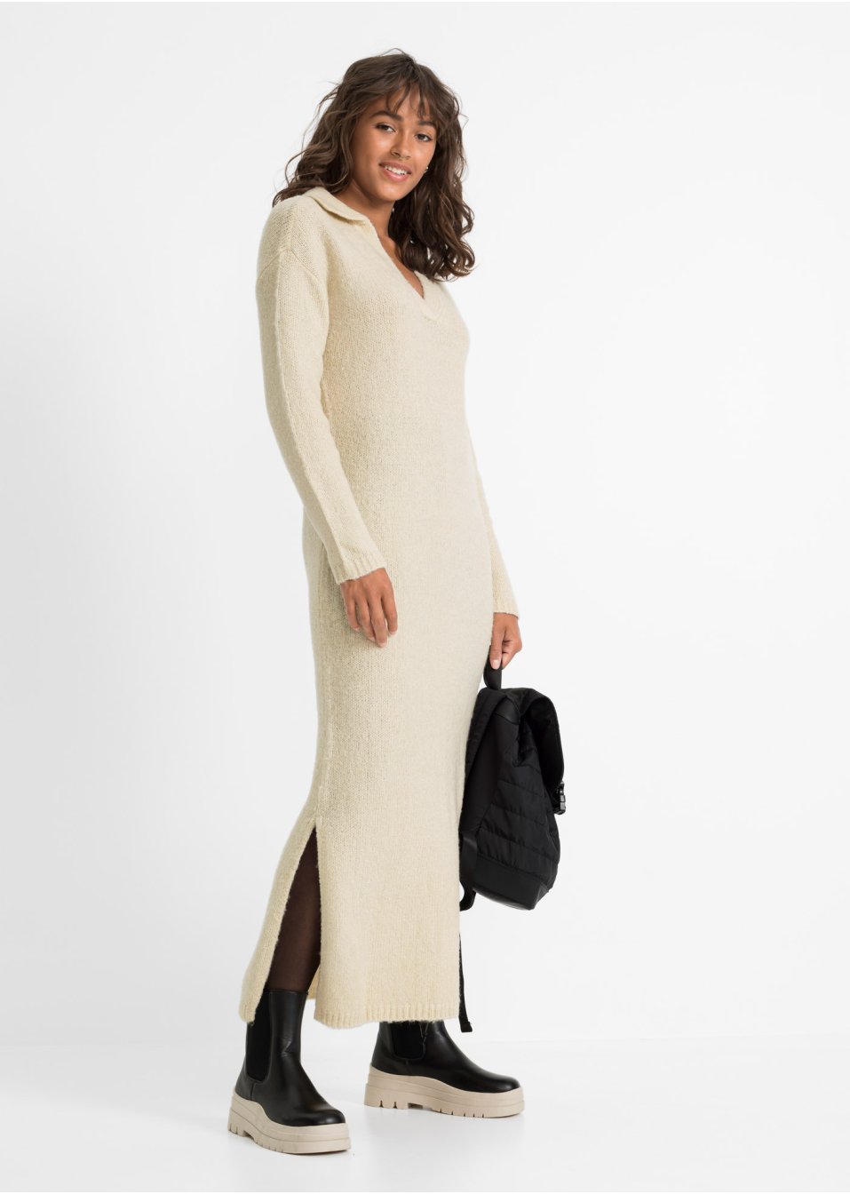 Robe en maille oversize