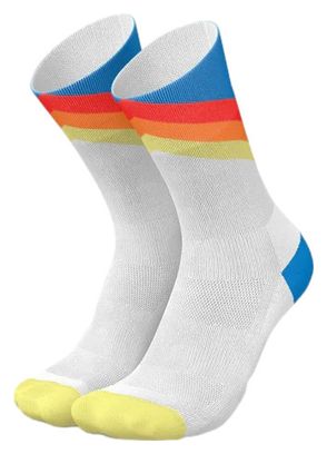 Chaussettes Running Incylence Grades Blanc/Bleu Inferno