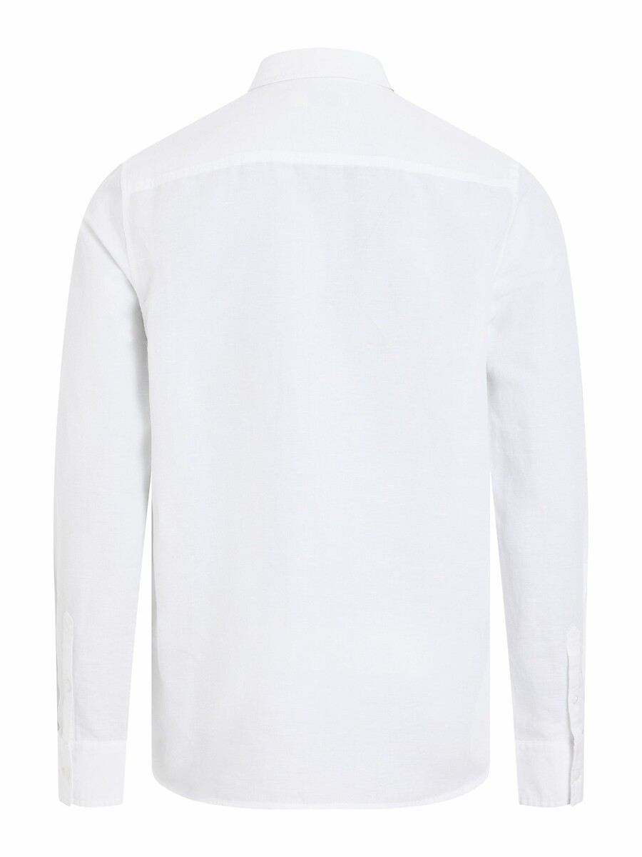 CALVIN KLEIN JEANS<br>Camisa de algodão e linho
