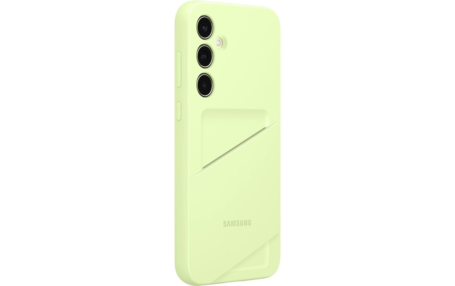 Back Cover Card Slot Galaxy A35 5G LimeSchlanke Schutzhülle mit Kartenfach für das Samsung Galaxy A35 5G