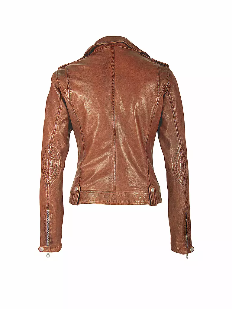 GIPSY BY MAURITIUS Lederjacke Famos Laosv braun