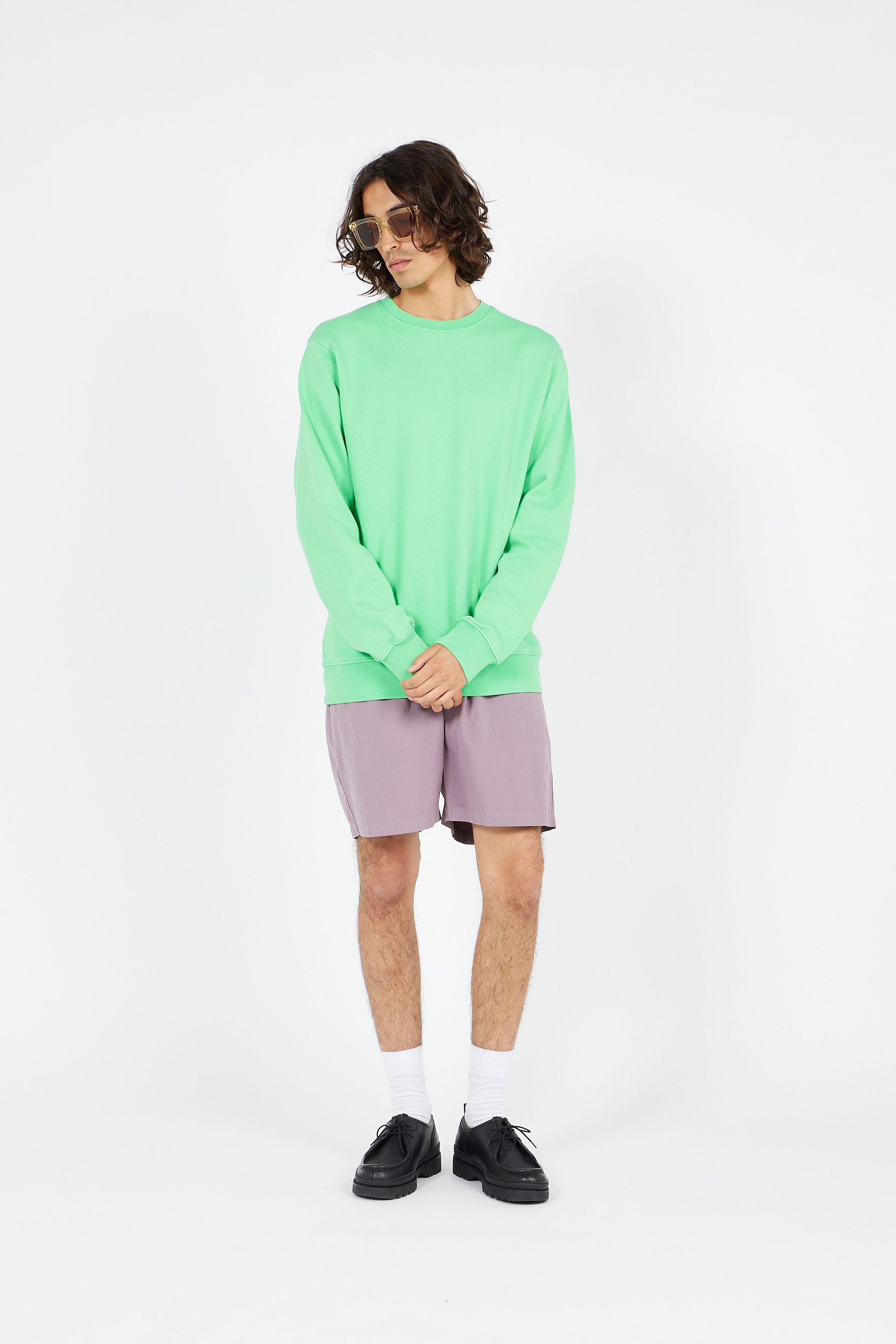 COLORFUL STANDARD Short Organic Twill Shorts Violet