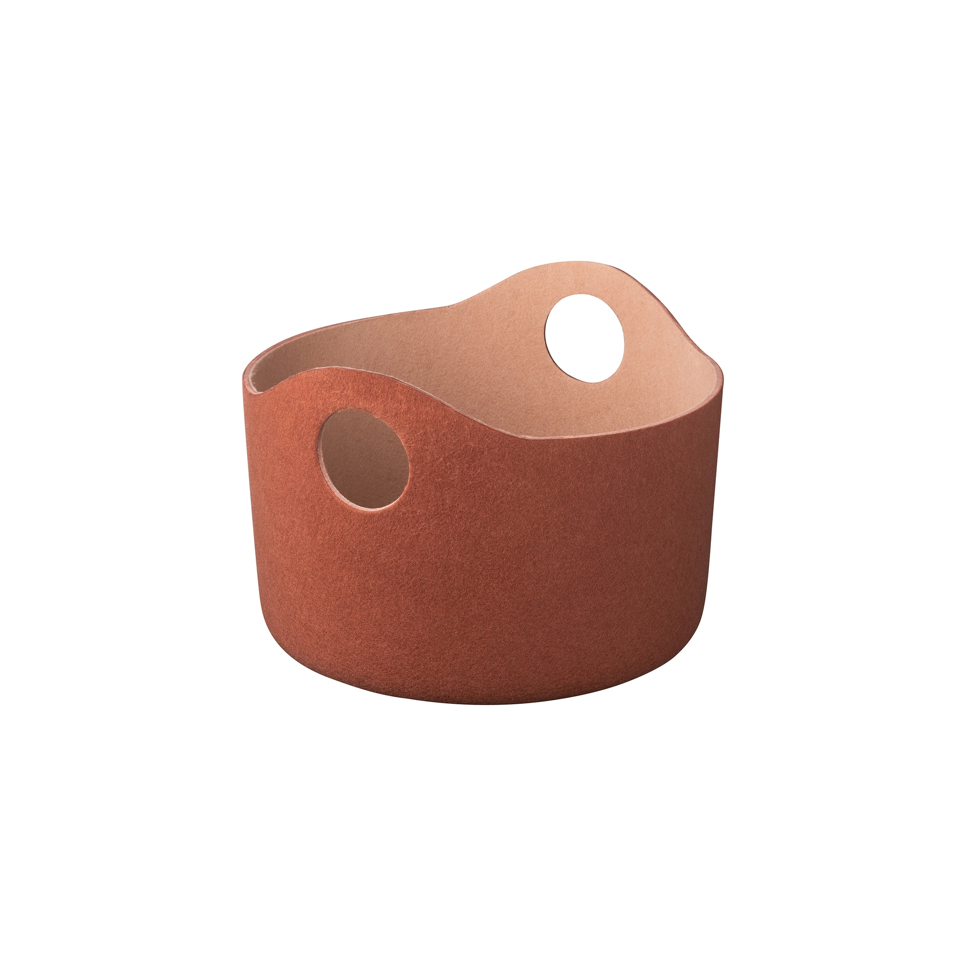 blomus Filzkorb TIGGY Größe S 29cm rot-braun / Rustic Brown/Tan