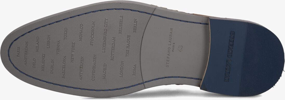 cognac stefano lauran nette schoenen msh0010098.