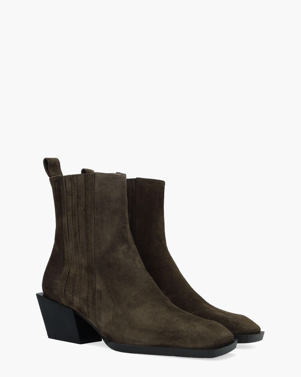 Ras 8332 Donkerbruin Dames Chelseaboots