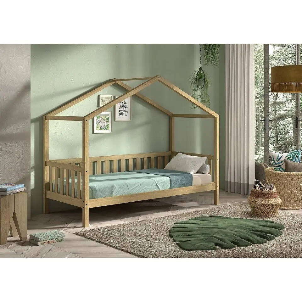 Bedhuisje Dallas - 90x200 - massief eikenhout