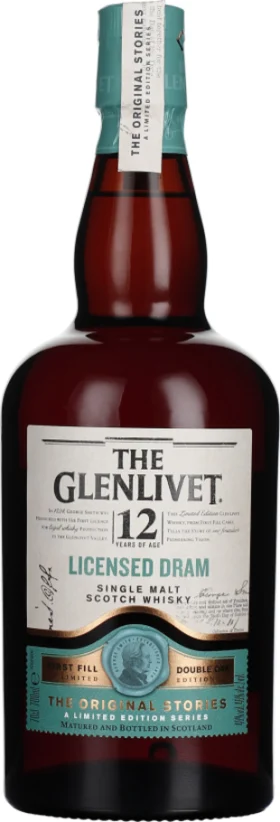 THE GLENLIVET 12 YEARS LICENSED DRAM 70CL