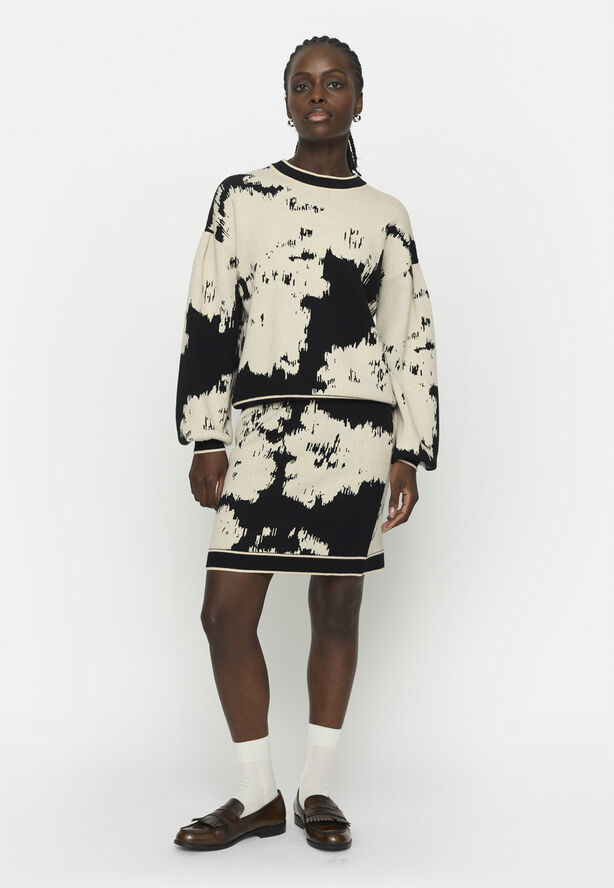 Soft Rebels SRRogue Pattern Knit Jacquard pattern arctic wolf