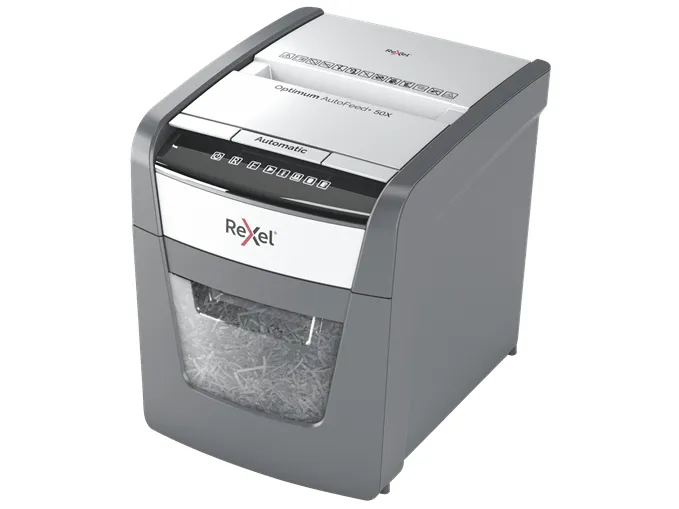Makulator Rexel Optimum AutoFeed  50X krydsmakulering 4x28 mm (P-4)