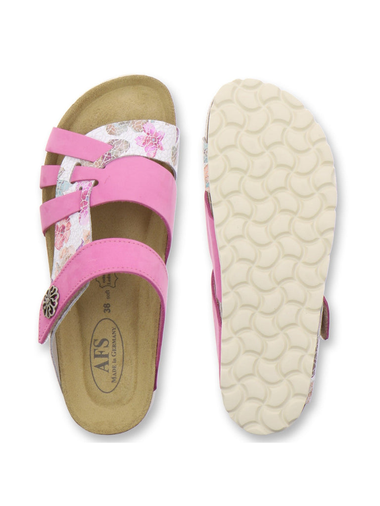 Pantoletten Damen Kralle pink