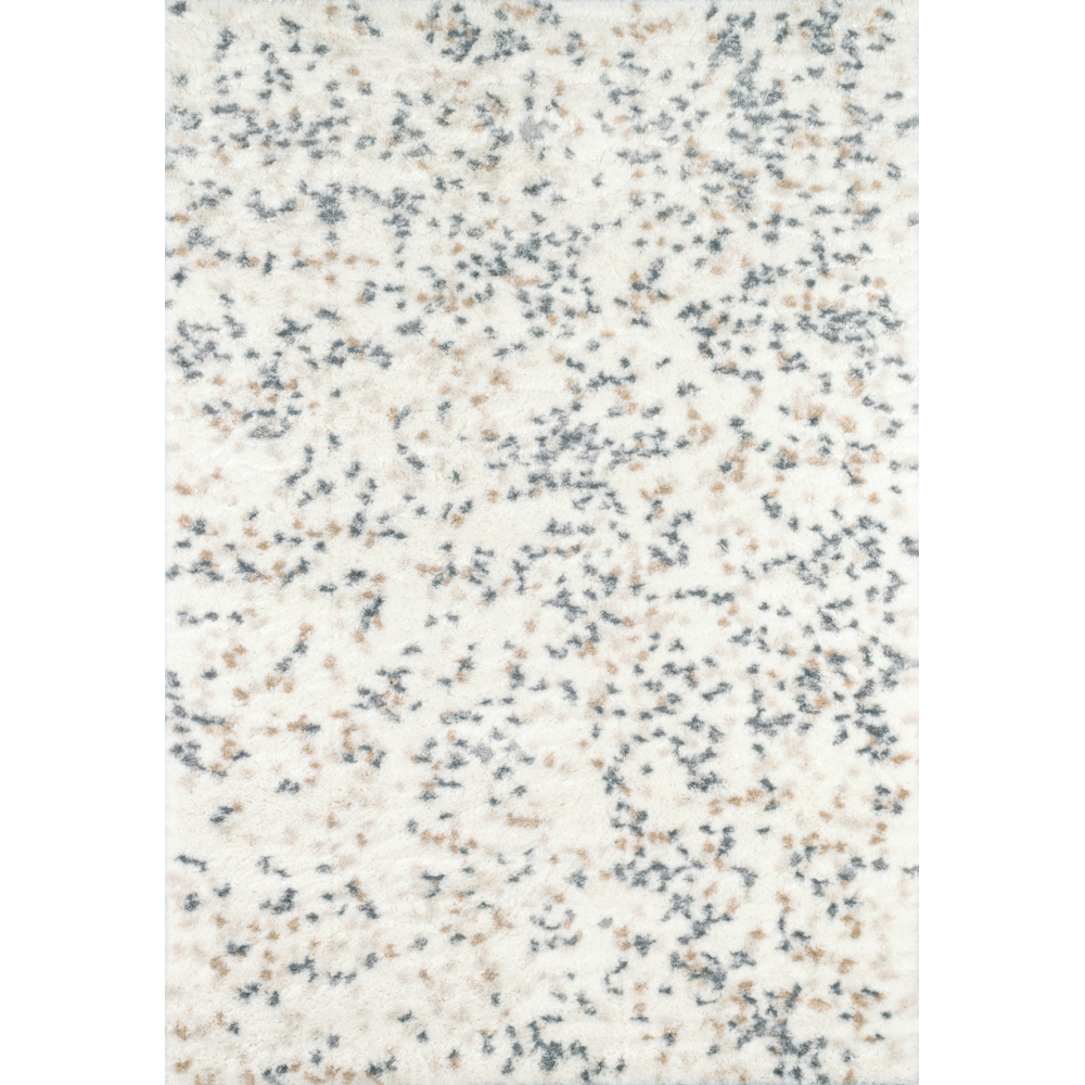 Tapis intérieur en polyester poils longs alena confettis 160 x 120 cm