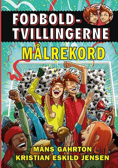 Fodboldtvillingerne 4: Målrekord - Måns Gahrton - Bog