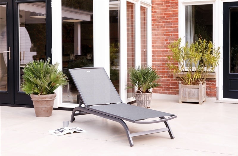 Hartman ligbedSan Domingo antraciet 190 x 65 x 31 cm