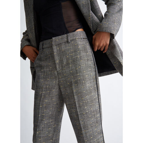 Liu Jo - Pantalón chino a cuadros Gris