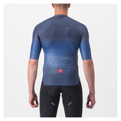 Maillot Manches Courtes Castelli Aero Race 6.0 Bleu