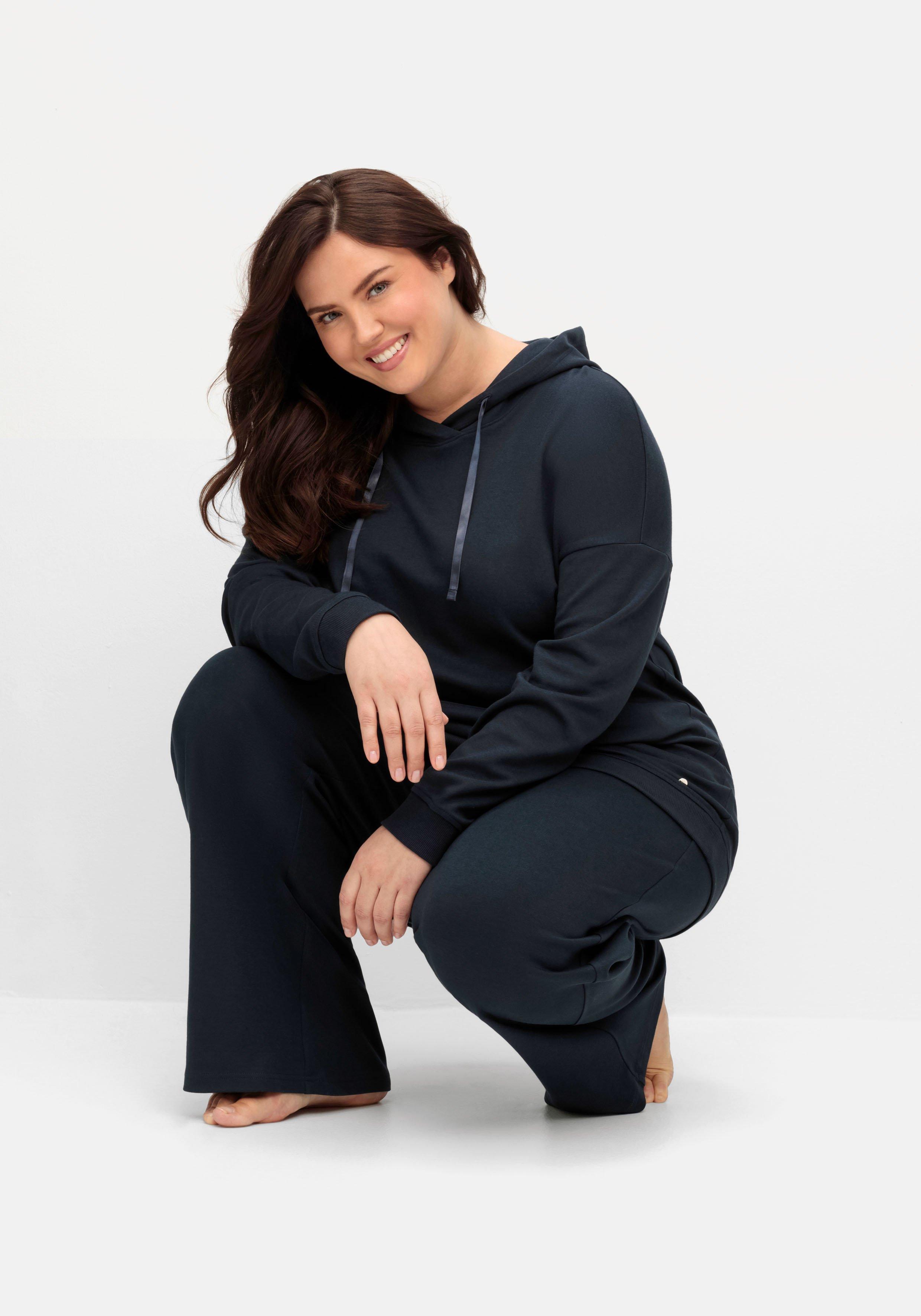 Jogginghose in weiter Form, mit Kontrastdetails