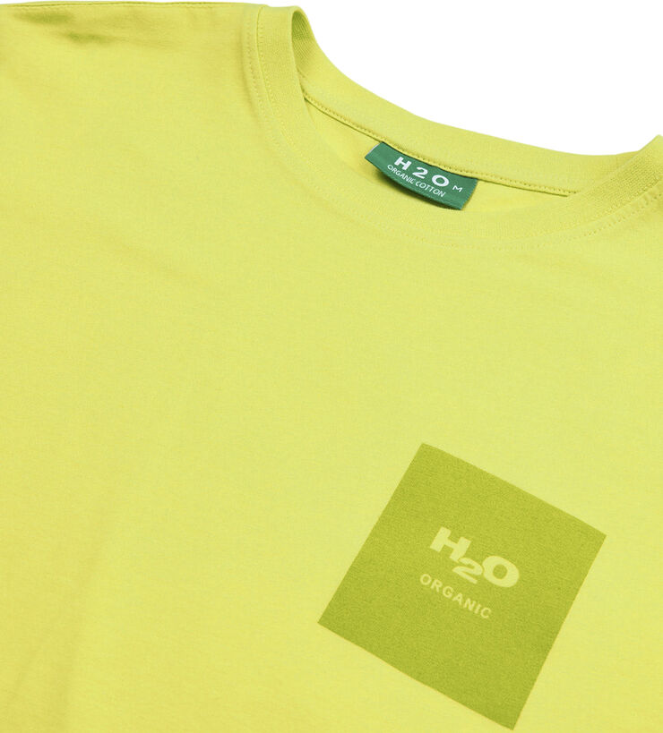 H2O Lyø Organic T-shirt Gul