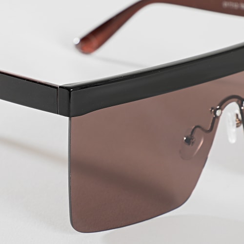 Lunettes De Soleil Noir Marron