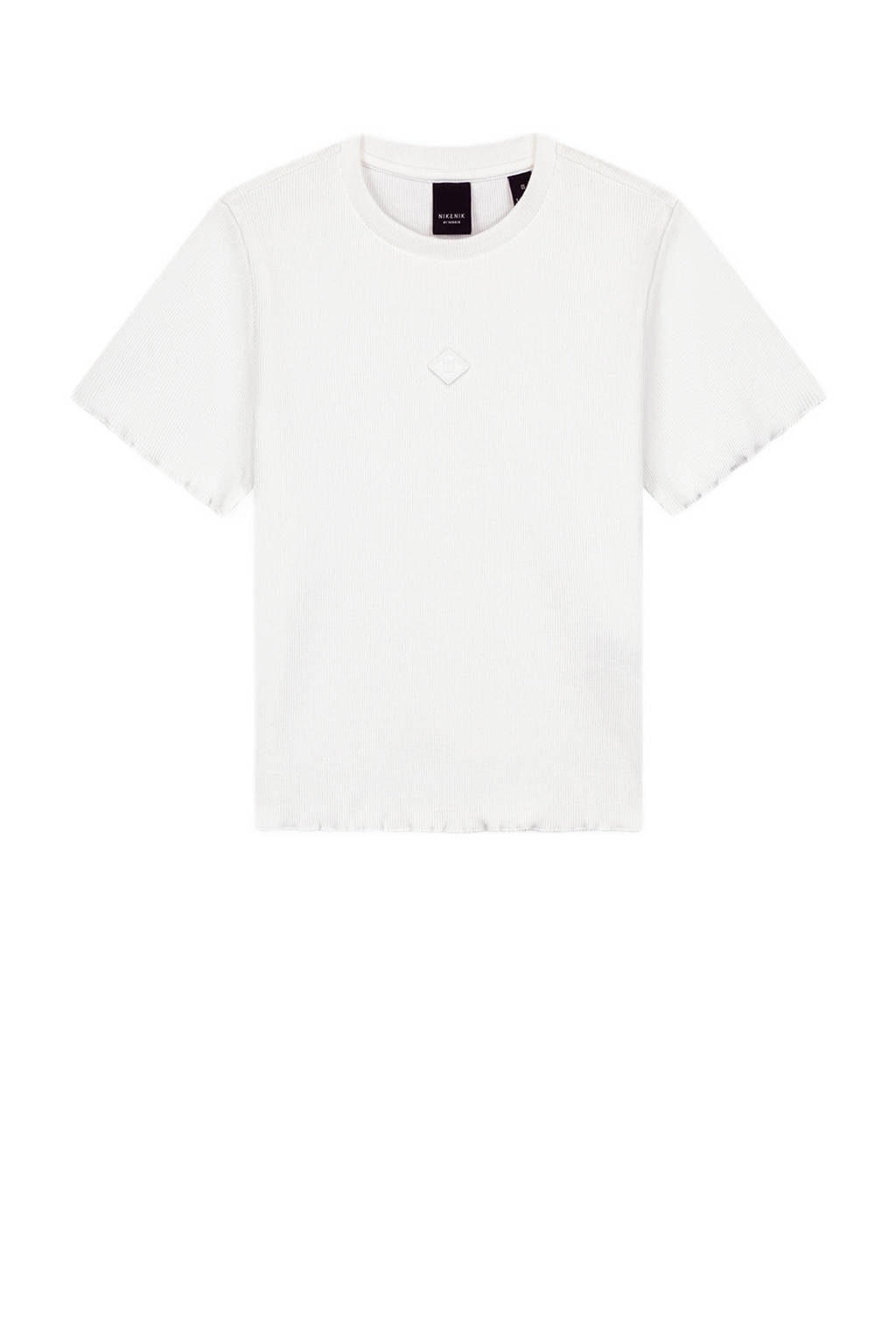 NIK&NIK T-shirt Rib offwhite