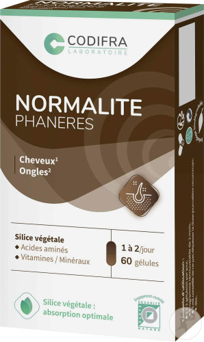 Normalite Complément Alimentaire Phanères Cheveux Et Ongles 60 Gélules