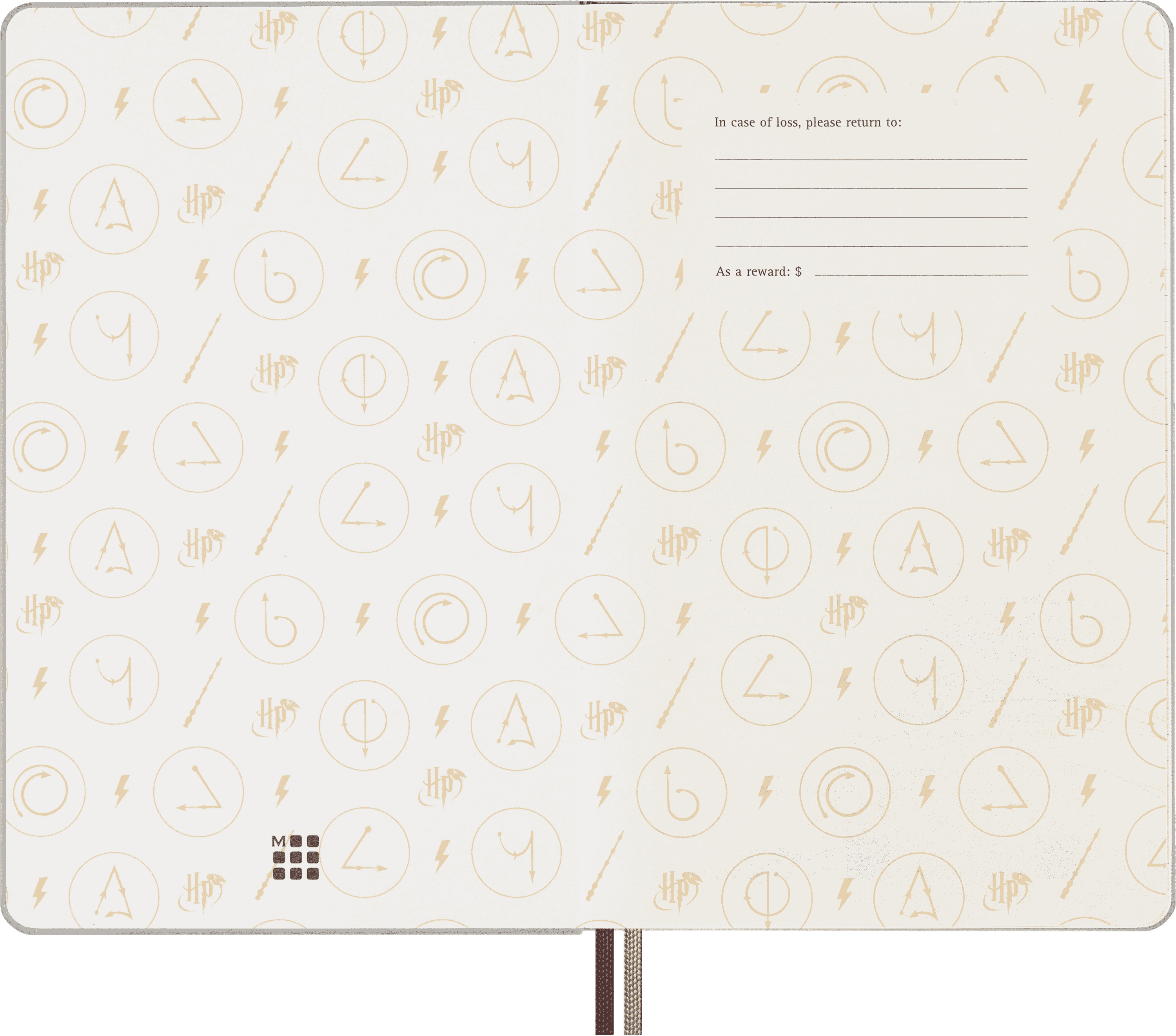 Wizarding World Harry Potter Limited Edition 12-Month Weekly Notebook Diary/Planner, Large Hard