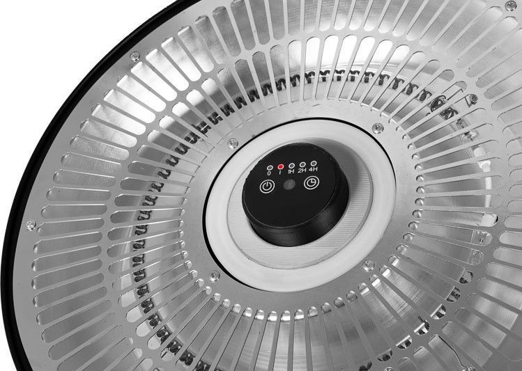 Eurom partytent heater 1500 RC zwart 43 x 43 x 10 cm